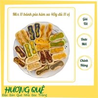 [HCM] MIX 11 bánh đủ 11 vị ăn thử bánh pía kim sa TÂN HUÊ VIÊN - Bánh pía Sóc Trăng - Bánh pía Tân Huê Viên - HƯƠNG QUÊ