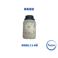 [HCM] Nguyên liệu làm xà phòng, điều chỉnh pH - Sodium Hydroxide - NaOH  500G/1 HỦ