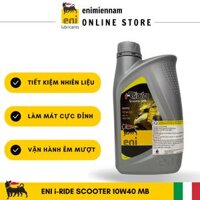 HCM Nhớt Eni I-Ride Scooter 10W40 cho xe tay ga 1L Vespa, Honda, Yamaha