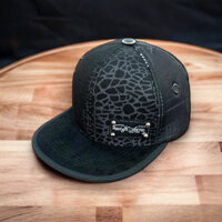 [HCM] Nón snapback FOUR 41 cao cấp - Mũ lưỡi trai hiphop da phối lưới form lớn.