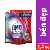 [HCM] Nước giặt Omo Matic Bền Đẹp túi 2.4kg [Hoang BT]