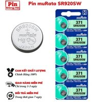 [HCM] Pin 920 muRata SR920SW 1 vỉ 5 viên. Pin SR920 dùng cho đồng hồ, đồ chơi, các thiết bị điện tử,...