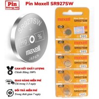 [HCM] Pin 927 Maxell SR927SW Vàng 1 vỉ 5 viên. Pin sr927 dùng cho cmos, thiết bị điện tử, pin đồng hồ, đồ chơi, ....