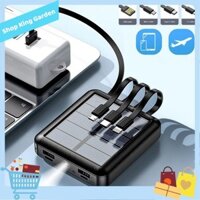 [HCM] - Pin Sạc Dự Phòng Năng Lượng Mặt Trời Di Động Solar Energy PowerThin (20.000mAh) - King Garden
