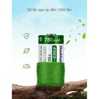[HCM] Pin Sạc Lithium-ion 16340 CR123A 750mAh Doublepow - Dung lượng thực - Pin Cho Đèn Pin Siêu Sáng