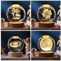 •••HCM ••• Quả Cầu Pha Lê 3D LED