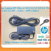 HCM Sạc Laptop HP Elite x2 1012 G1 G2 210 G2  Pro X2 612 G2 20V - 3.25A  - 65W Chân C