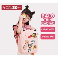 (HCM SẴN) Balo trẻ em stiker, ba lô cho bé đi học mẫu giáo, tiểu học siêu nhẹ nhiều màu