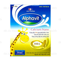 (HCM) Siro Alphavit Ăn Ngon Ngủ Tốt,Calcium Nano,Mát Gan Giải Độc, Men Enteromina,Tăng Cường Hệ Miễn Dịch.