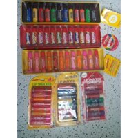 [HCM] Son dưỡng môi nguyên vĩ 8 hộp thiết 12 Lip Smacker USA nhiều mùi Coca Cola M&M Party lipsticks