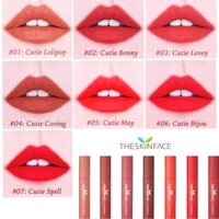 [HCM] Son kem lì The Skin Face Cutie Lip Matte NEW