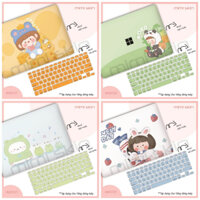 [HCM] Sticker dán laptop Cô gái dễ thương được cắt sẵn cho các loại laptop hiệu MIMISKIN