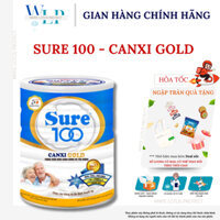 [HCM] Sữa Sure 100 Canxi Gold Sữa dành cho người loãng xương (bệnh nhân ĐTĐ dùng được) (H/900g)