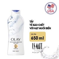 [HCM] Sữa tắm Olay body wash Sea Salts muối biển tẩy tế bào chết 650ml - Chính hãng P&G-Mỹ - Giá tốt