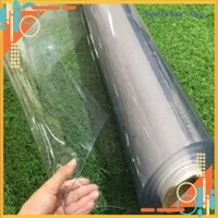 HCM-Tấm nhựa PVC (khổ 1.4m) dẻo trong chắn tia bọt trong bán hàng.