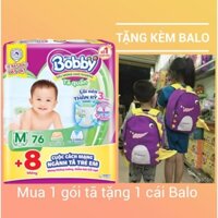 HCM 👑TẶNG 8 MIẾNG + BALO 👉 Tã Quần BOBBY siêu thấm M76+8 / L68+8 / XL62+8 / XXL56+8 miếng ( date mới )