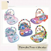 [HCM] Thảm Chơi Nhạc Vui Nhộn Baby Gym Mat Cho Trẻ Sơ Sinh Thoải Mái Vận Động