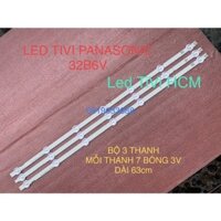 (HCM) THANH LED TIVI PANASONIC 32B6V MỚI 100% BỘ 3 THANH MỖI THANH 7 BÓNG MỖI BÓNG 3V 6916L-1204A 1426A