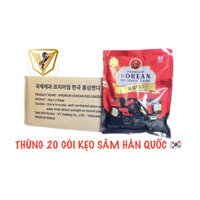 [HCM] Thùng 20 Gói Kẹo Sâm Hàn Quốc Cao Cấp JINNY-J 200g - Kẹo Hồng Sâm Hàn Quốc Jinny-J - KOREAN RED GINSENG CANDY