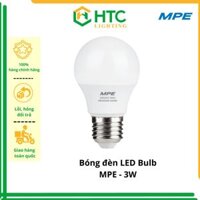 HCM , toàn quốc Bóng Đèn tròn Led Bulb 3W thương hiệu MPE - Trắng