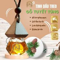 (HCM) Treo Gỗ Tuyết Tùng, Tinh Dầu Treo Xe Ô Tô, Tủ Quần Áo, Treo Phòng, Toilet Khuếch Tán Hương, Khử Mùi, - Rô Organic