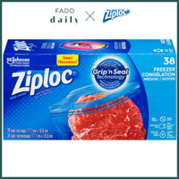 [HCM] Túi thực phẩm Ziploc Double Zipper Gallon Freezer - Nhập khẩu Mỹ