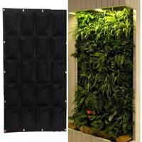 [HCM] Túi Vải Trồng Cây Treo Tường 20 Ngăn Vải Không Dệt