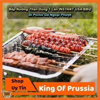[HCM] - Vỉ Nướng Than Dùng 1 Lần INSTANT USA BBQ Đi Picnic Dã Ngoại Phượt - King Of Prussia