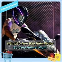 [HCM] - Viền Đèn LED Gắn Nón Bảo Hiểm Motor EL-Cold Helmet Night Cao Cấp - King Garden