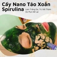 HCM [Voucher Giấy] - Cấy Nano Tảo Xoắn Spirulina Làm Trắng Da, Trị Vết Thâm Do Mụn Để Lại