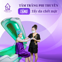 HCM [Voucher giấy] - Tắm trắng phi thuyền dưỡng chất thiên nhiên body + tẩy da chết mặt tại Kama Home Spa