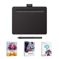 [HCM] Wacom Intuos CTL4100 CTL-4100/K0-AA Graphic Drawing Tablet Black Bảng vẽ USA kèm phần mềm free
