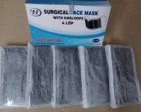 [HCM][50 cái 4 lớp Than Hoạt Tính] Hộp Khẩu trang y tế HAFAPRO kháng khuẩn ngừa dịch chống thấm nước lọc bụi 99% Face Mask 4 layers high level (50 cái hộp)