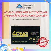 [HCM]Ắc Quy LONG WP7.2-12 12V 7.2 AH Chính Hãng Dùng Cho Lưu Điện Cửa Cuốn UPS