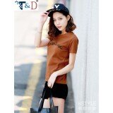 [HCM]ÁO THUN NỮ LUX MÀU NÂU D31