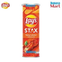 [HCM]Bánh Snack Khoai Tây Lays Stax Thái Lan Hộp 105g Vị Tôm Hùm Nướng Ngũ Vị