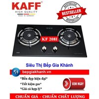 [HCM]Bếp gas âm hồng ngoại 2 vùng nấu Kaff KF 208I