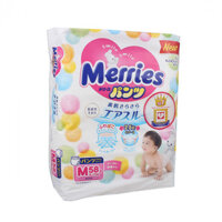 [HCM]Bỉm quần Merries size M 58 miếng cho bé 6 – 11kg