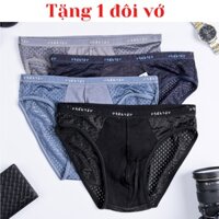 [HCM]Bộ 5 quần sịp nam lưới thông hơi thoáng mát - quần lót tam giác nam - S02