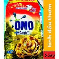 [HCM]BỘT GIẶT OMO COMFORT 5.3KG GIÁ 4.5 KG