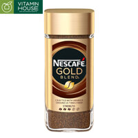 [HCM]Cà Phê Hạt Hòa Tan Nescafé Gold Blend 100g - hộp thủy tinh sang trọng - thích hợp làm quà biếu tặng