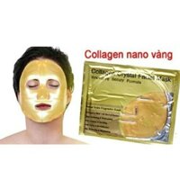 [HCM]Combo 10 Mặt nạ đắp mặt collagen nano vàng Crystal Facial Mask