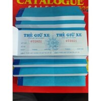[HCM]COMBO 30 CUỐN VÉ GIỮ XE CÓ ĐÓNG SẴN SỐ NHẢY