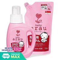 [HCM]Combo Nước Giặt Arau Baby (Bình 800ml + Túi 720ml)