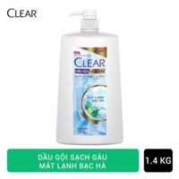 [HCM]Dầu gội Clear Bạc hà 1400g