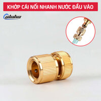 [HCM]Đầu nối nhanh đầu vào cho máy rửa xe khớp nối nhanh đầu hút nước máy bơm rửa xe đầu cái nối nhanh máy xịt cao áp C0004-30