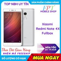 [HCM]Điện Thoại XIAOMI REDMI NOTE 4X 2 Sim có Tiếng Việt Fullbox Màn hình IPS LCD  5.5  Full HD Android 6.0 -Dung lượng pin: 4100 mAh bao đổi 7 ngày tận nhà miễn phí