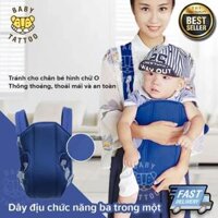[HCM]Địu em bé cao cấp Địu trước ngực đa năng Cotton thông thoáng đã được nâng cấp.