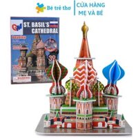 [HCM]Đồ chơi Mô hình nhà giấy 3d Cubic fun cho bé trang trí bàn làm việc văn phòng