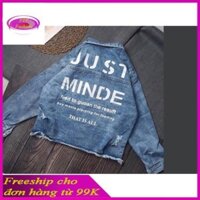 [HCM]*Free Ship 99k* --- [Hot Hot] --- Áo Khoác Jean Màu Xanh Cho Nữ AKJN21 ----- PTP Fashion